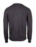 Fashion Fit Crew Neck Merino Pullover Charcoal Stl 48