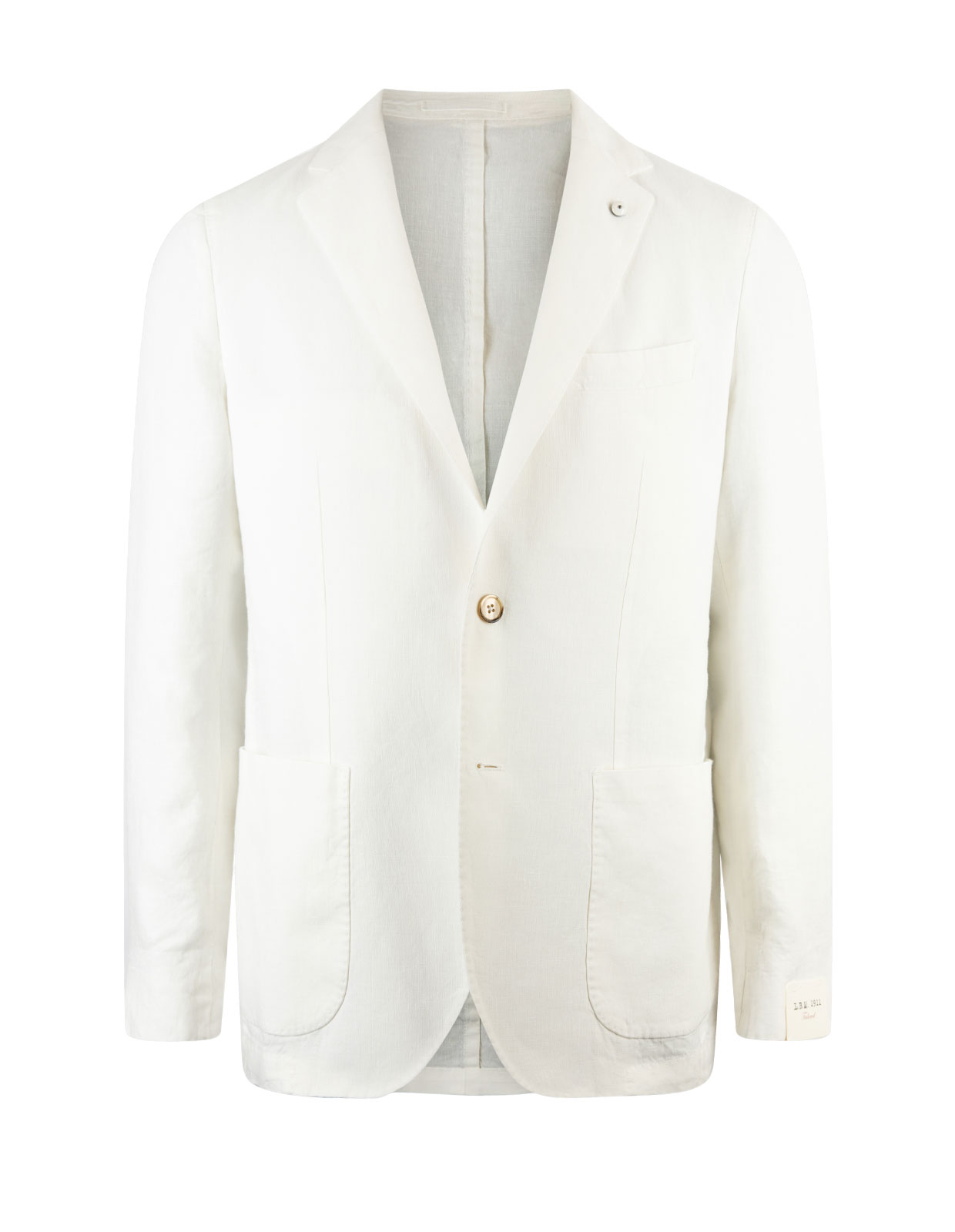 Jacket Regular Linen Offwhite