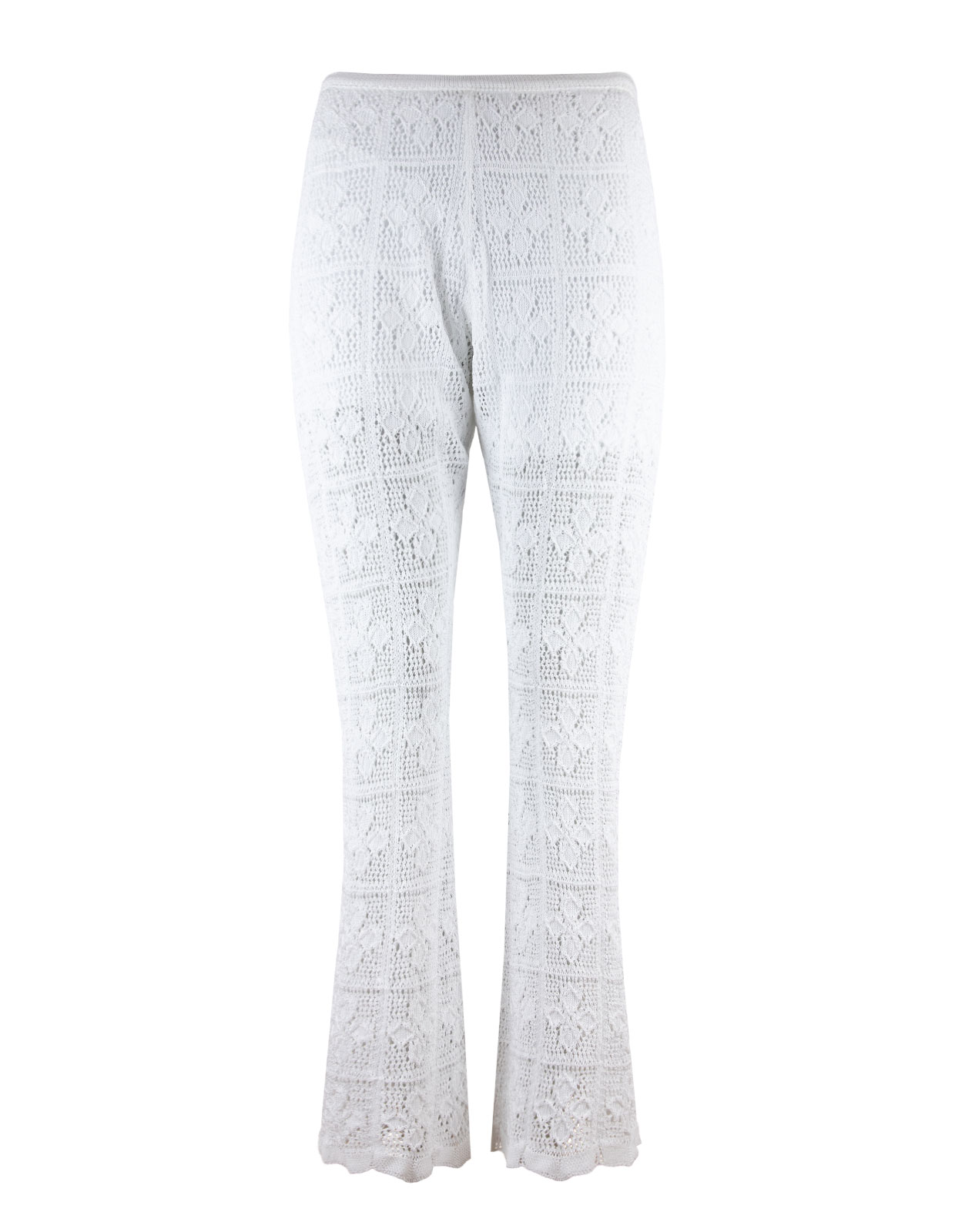 Crochet Trousers Bianco