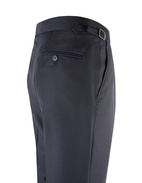 Filip Pleated Suit Trousers Navy Stl 52