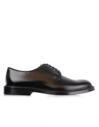 Derby Crimp Leather Black Stl 41.5