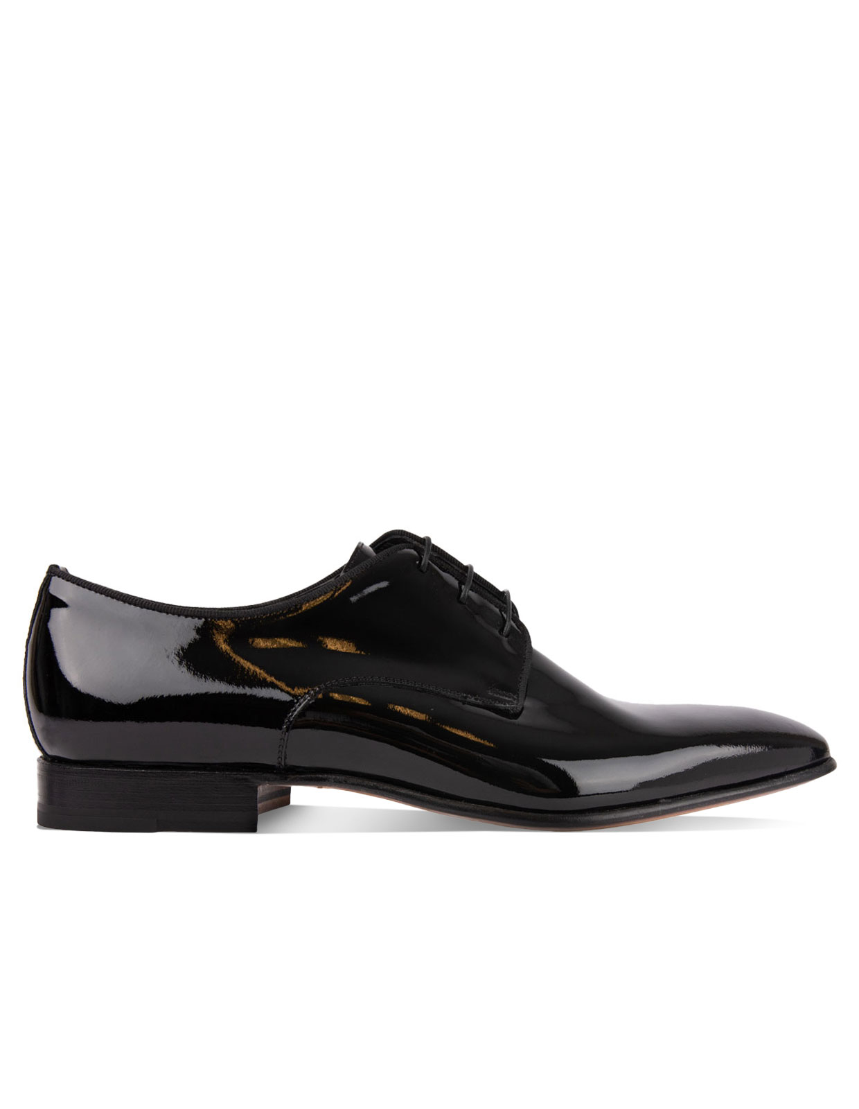 Lille Patent Leather Derby Shoes Svart