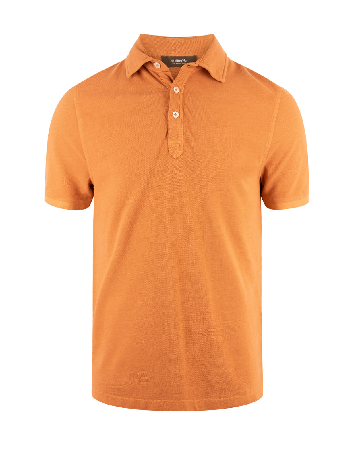 Polo Piké Bomull Orange Stl M