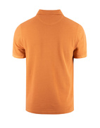 Pikétröja Bomull Garment Dyed Orange Stl L