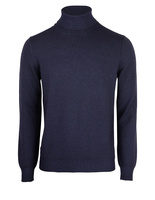 Polotröja Vintage Merino Navy