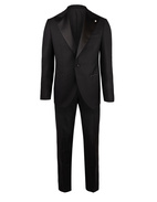 Smoking Peak Lapel Guabello Black Stl 56