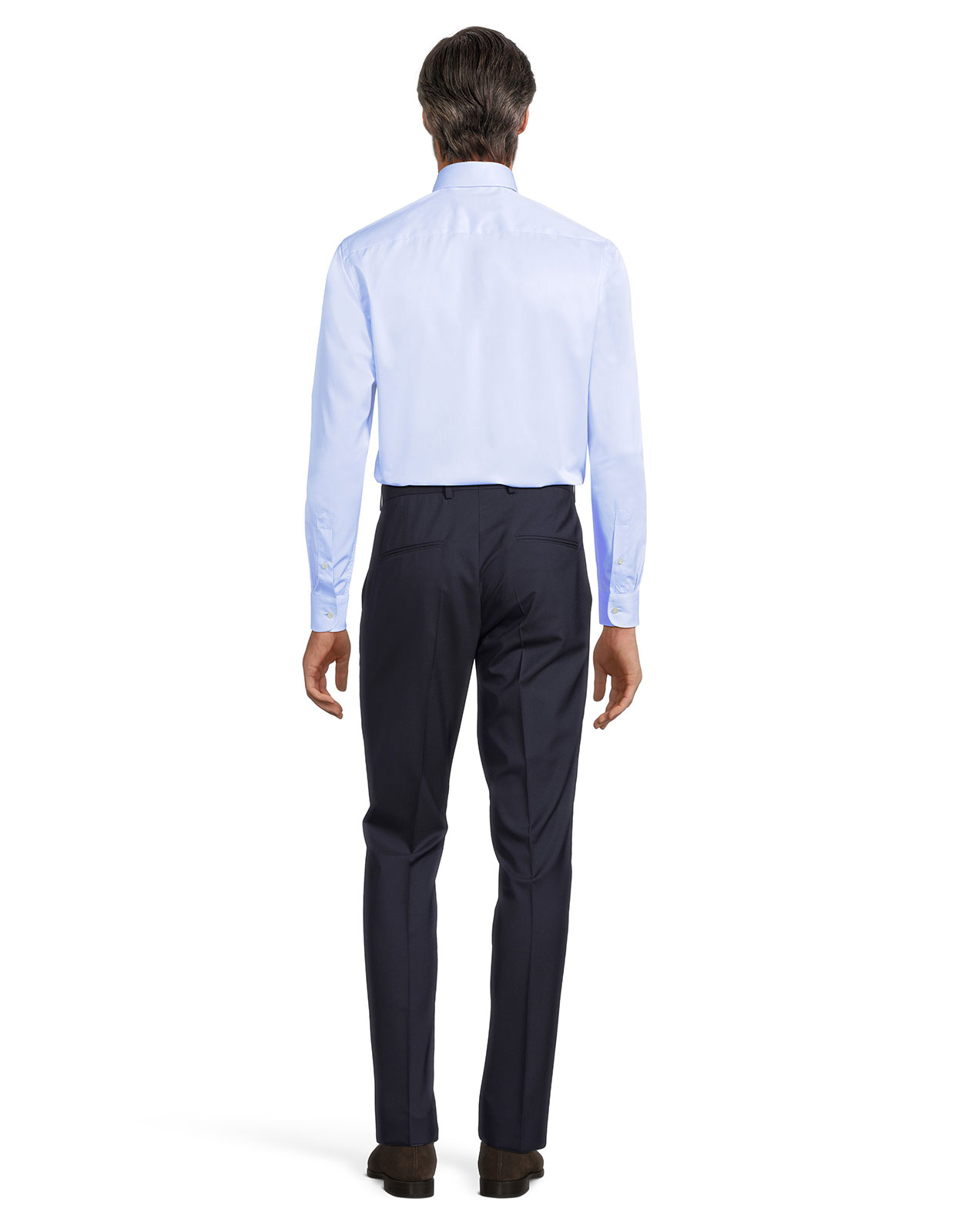 Slim Fit Skjorta Bomull Light Blue Stl 40