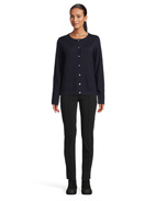 Cardigan Rundhals Navy Stl L