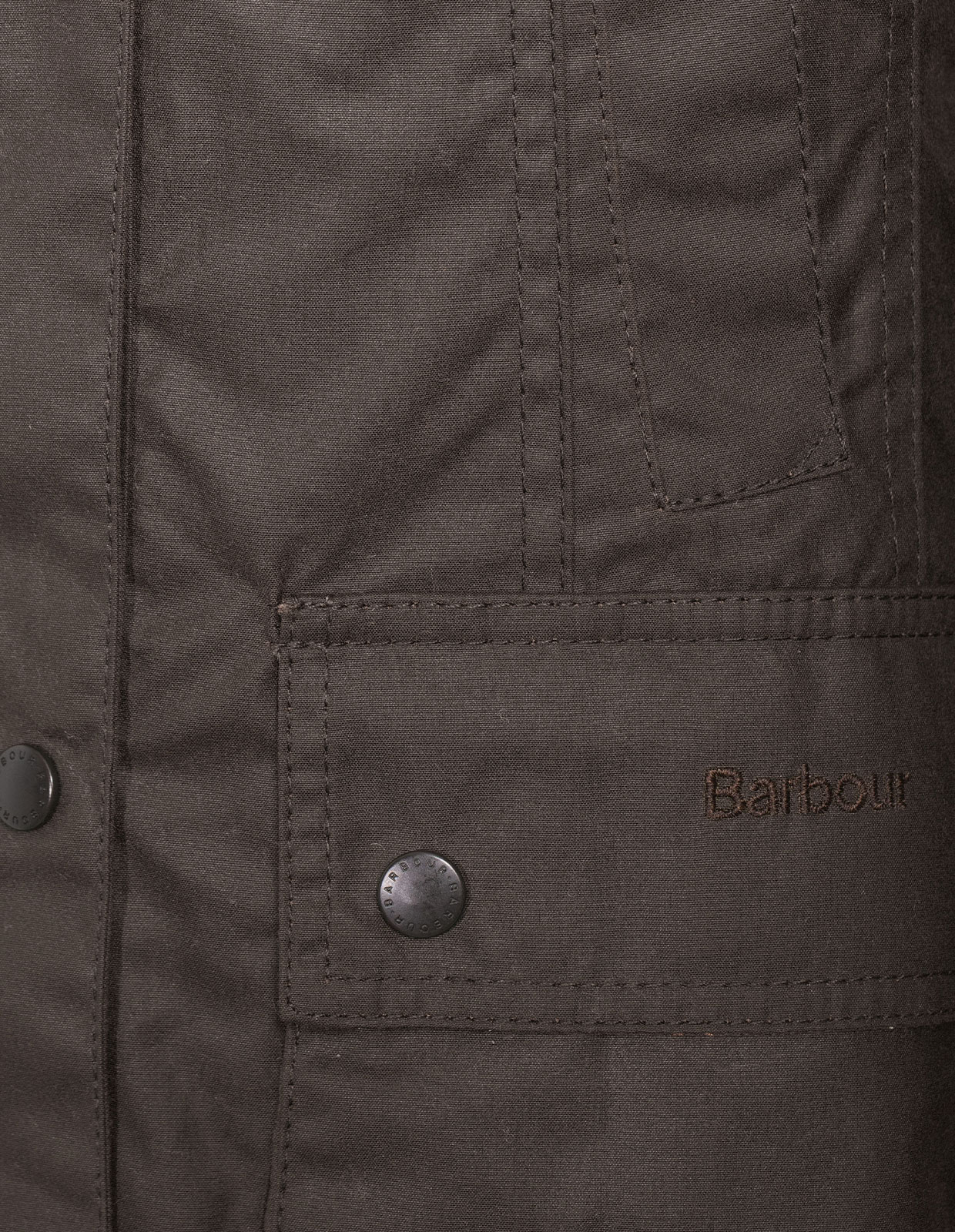 Classic Beadnell Waxed Jacket Olive Stl 10