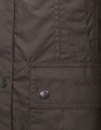 Classic Beadnell Waxed Jacket Olive Stl 16