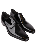 Lille Patent Leather Derby Shoes Svart Stl 9