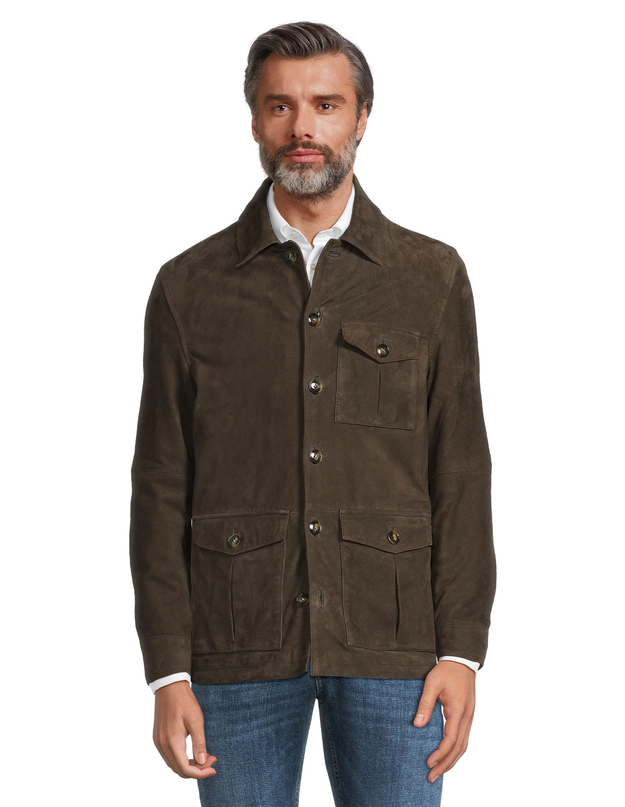 Artisan Overshirt Mörkbrun