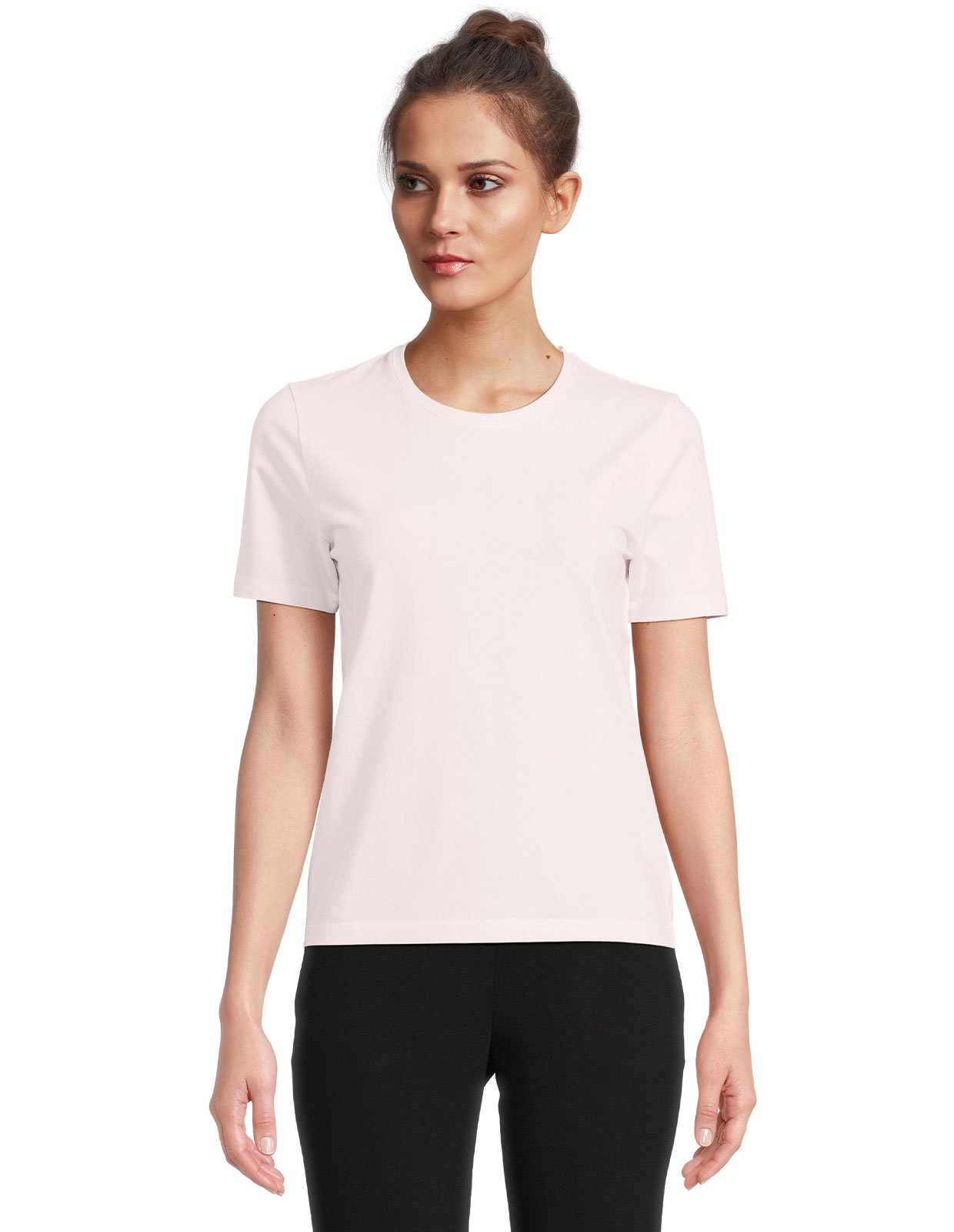 Samina Cotton Jersey T-Shirt Rosa Stl L