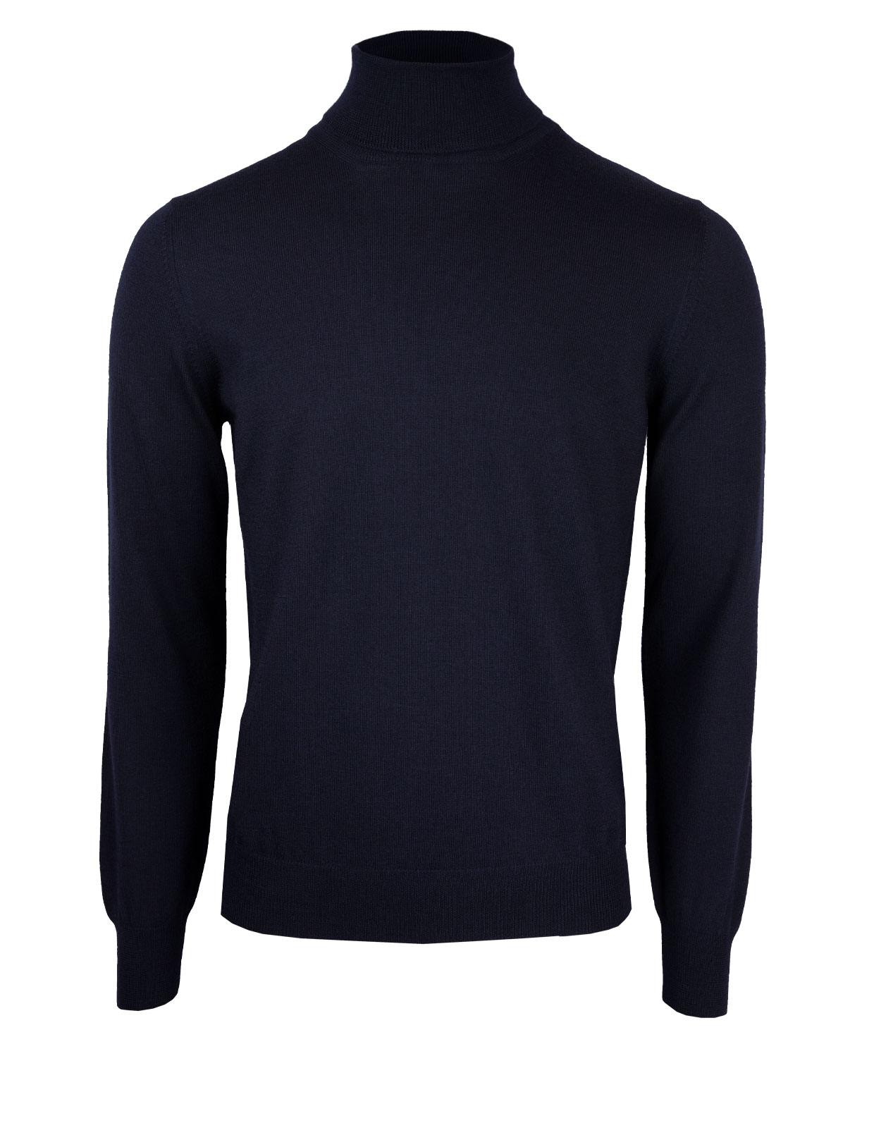 Roll Neck Fashion Fit Extra Fine Merino Navy