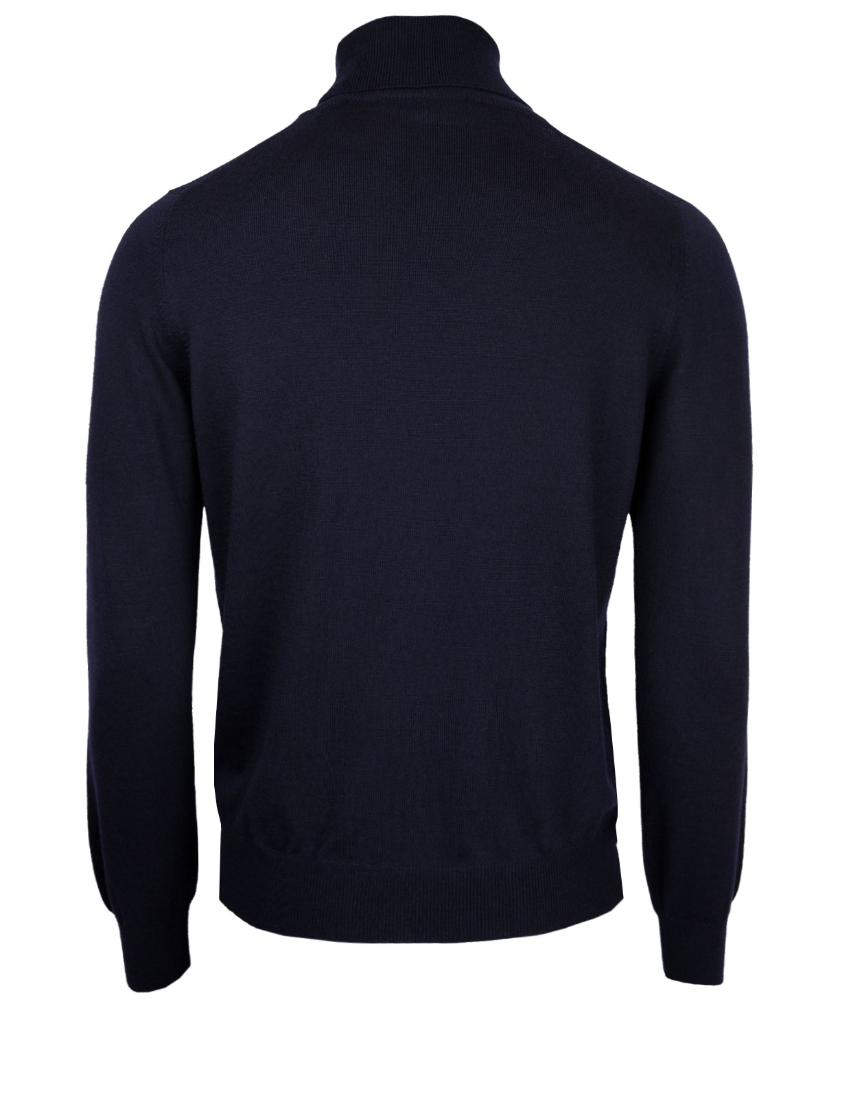 Roll Neck Fashion Fit Extra Fine Merino Navy Stl 54