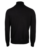 Roll Neck Fashion Fit Extra Fine Merino Black Stl 48