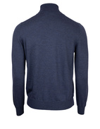 Roll Neck Fashion Fit Extra Fine Merino Denim Stl 48