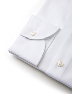 Sartorial Shirt Pinpoint Oxford Vit Stl 45