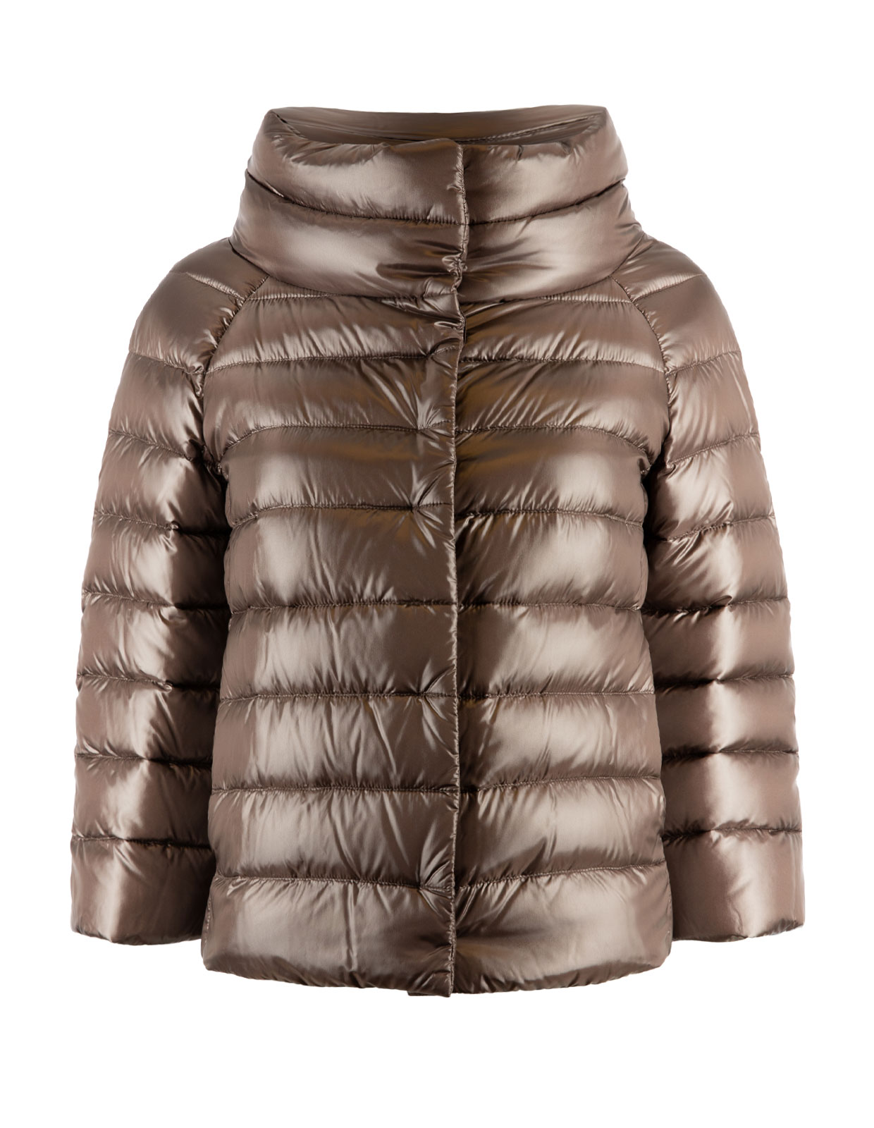 Ultralight Short Down Jacket Brun