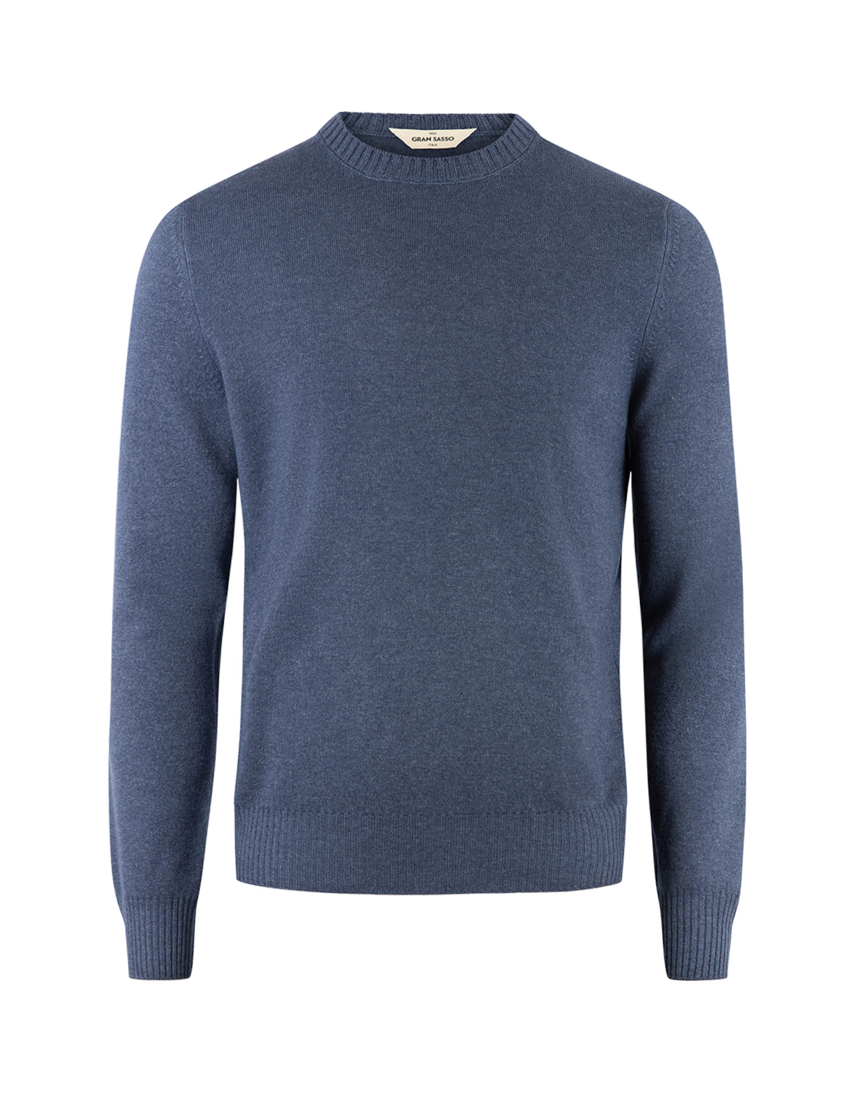 Tröja Rundhals Ull Cashmere Vintage Navy