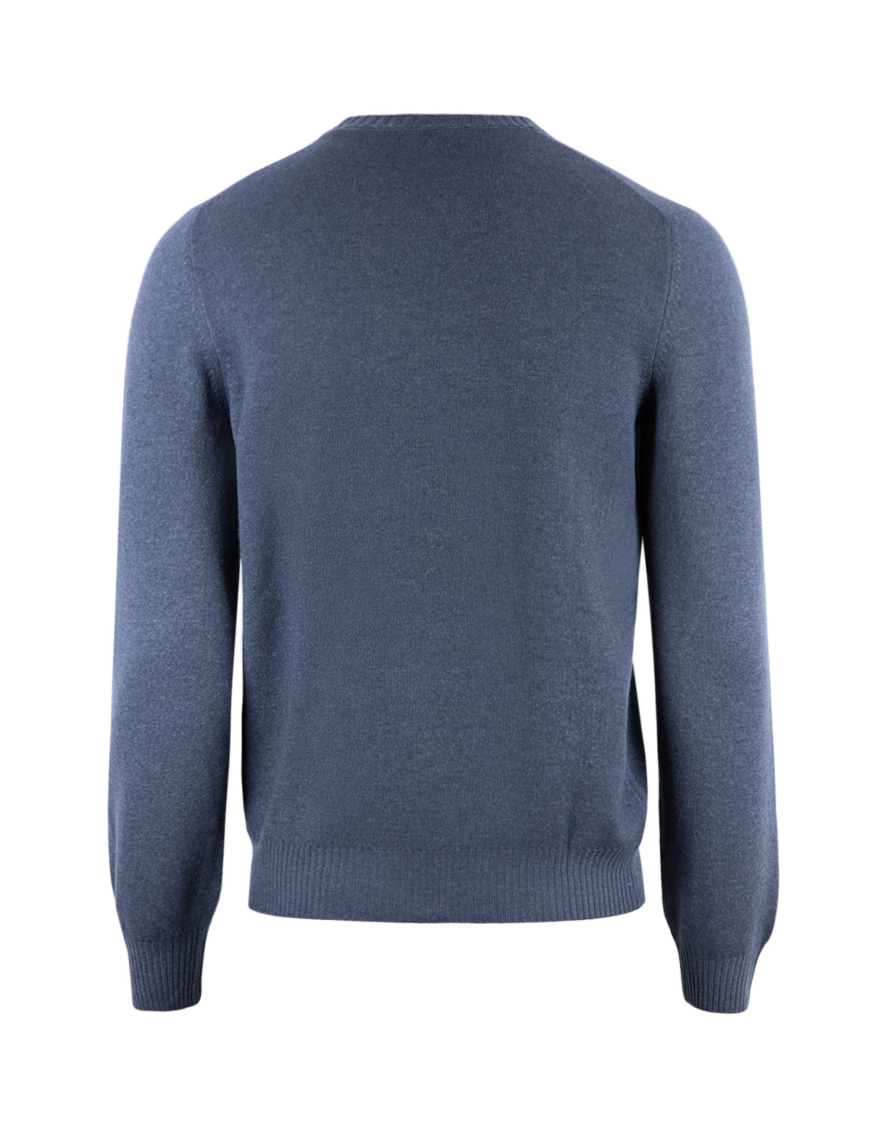 Tröja Rundhals Ull Cashmere Vintage Navy