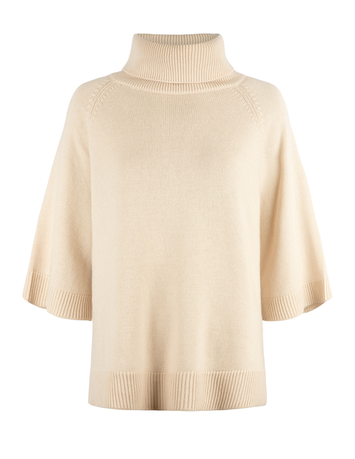 Polo Poncho Tröja Sandbeige