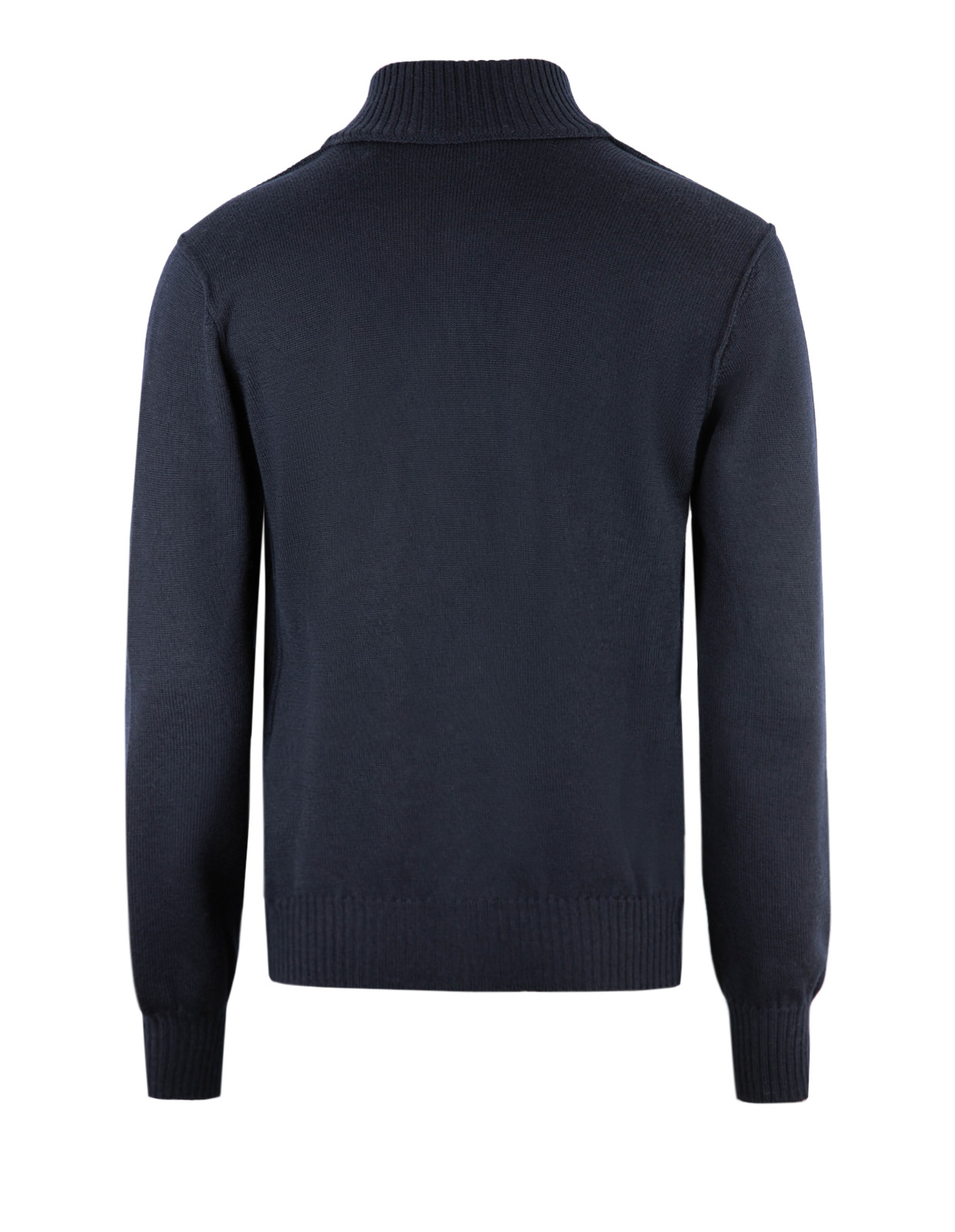 Cardigan Zip Merinoull Navy