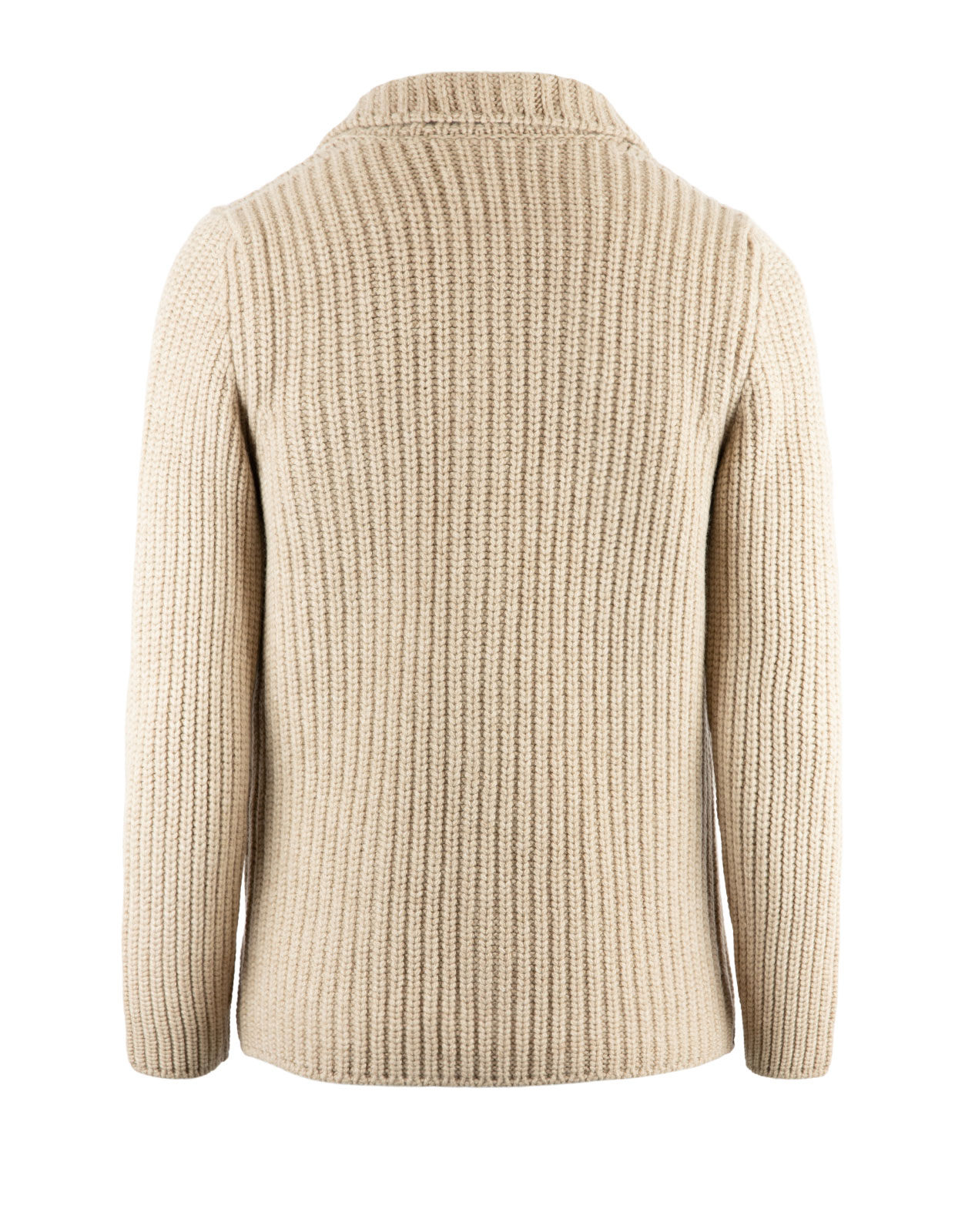 Cardigan Kavaj Ull Ljusbeige