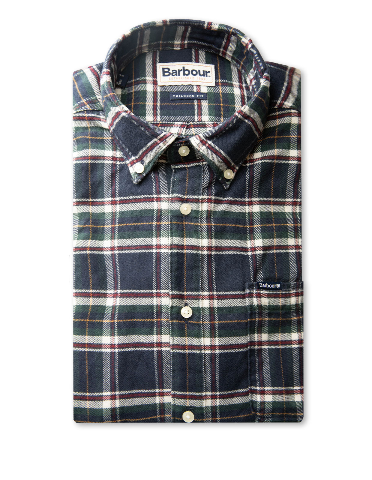 Drumhill Skjorta Flanell Rutig Navy