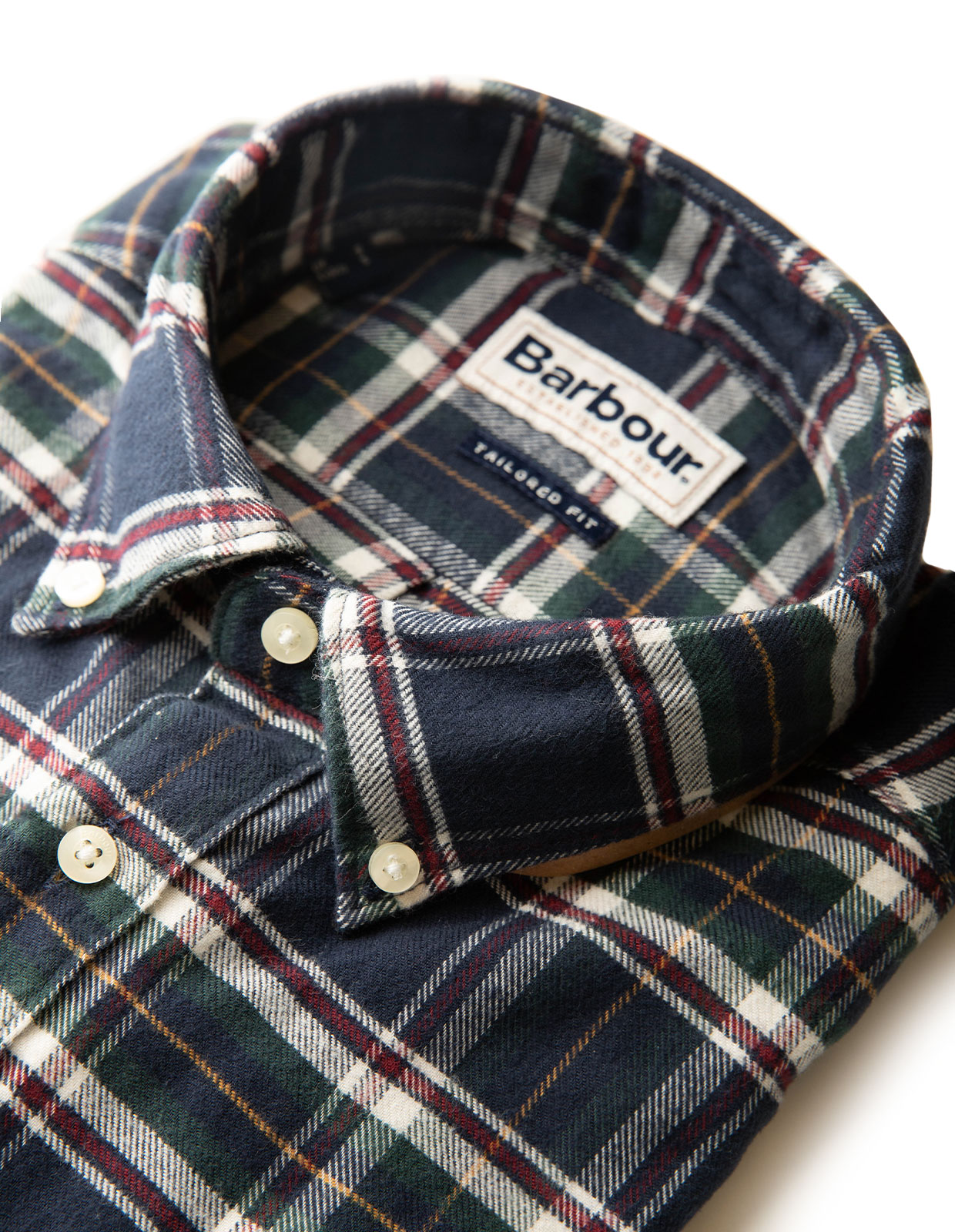 Drumhill Skjorta Flanell Rutig Navy