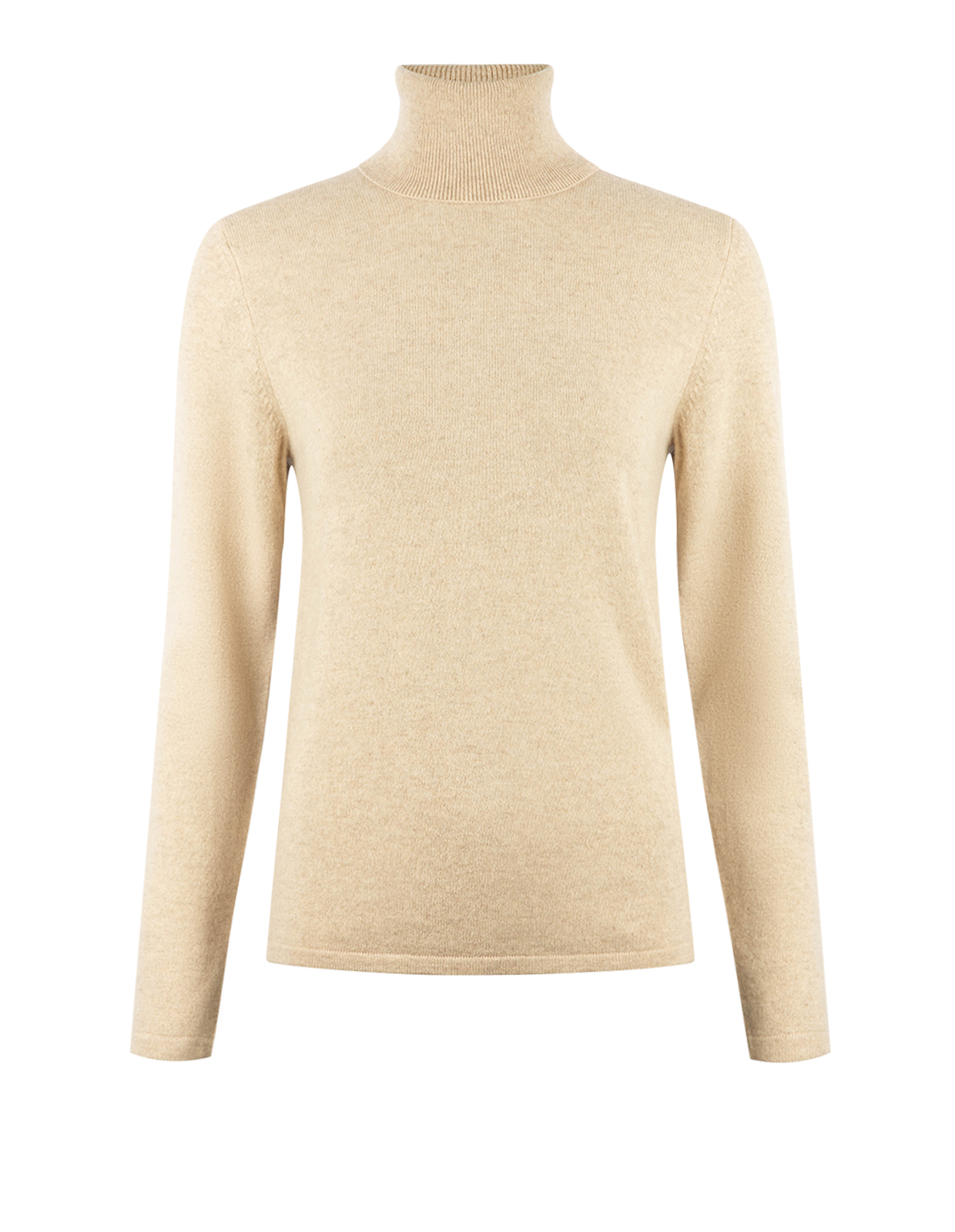 Sabina Polotröja Cashmere Sandbeige