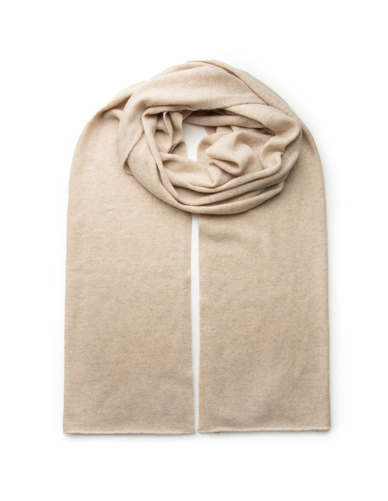 Sidney Scarf Cashmere Sandbeige