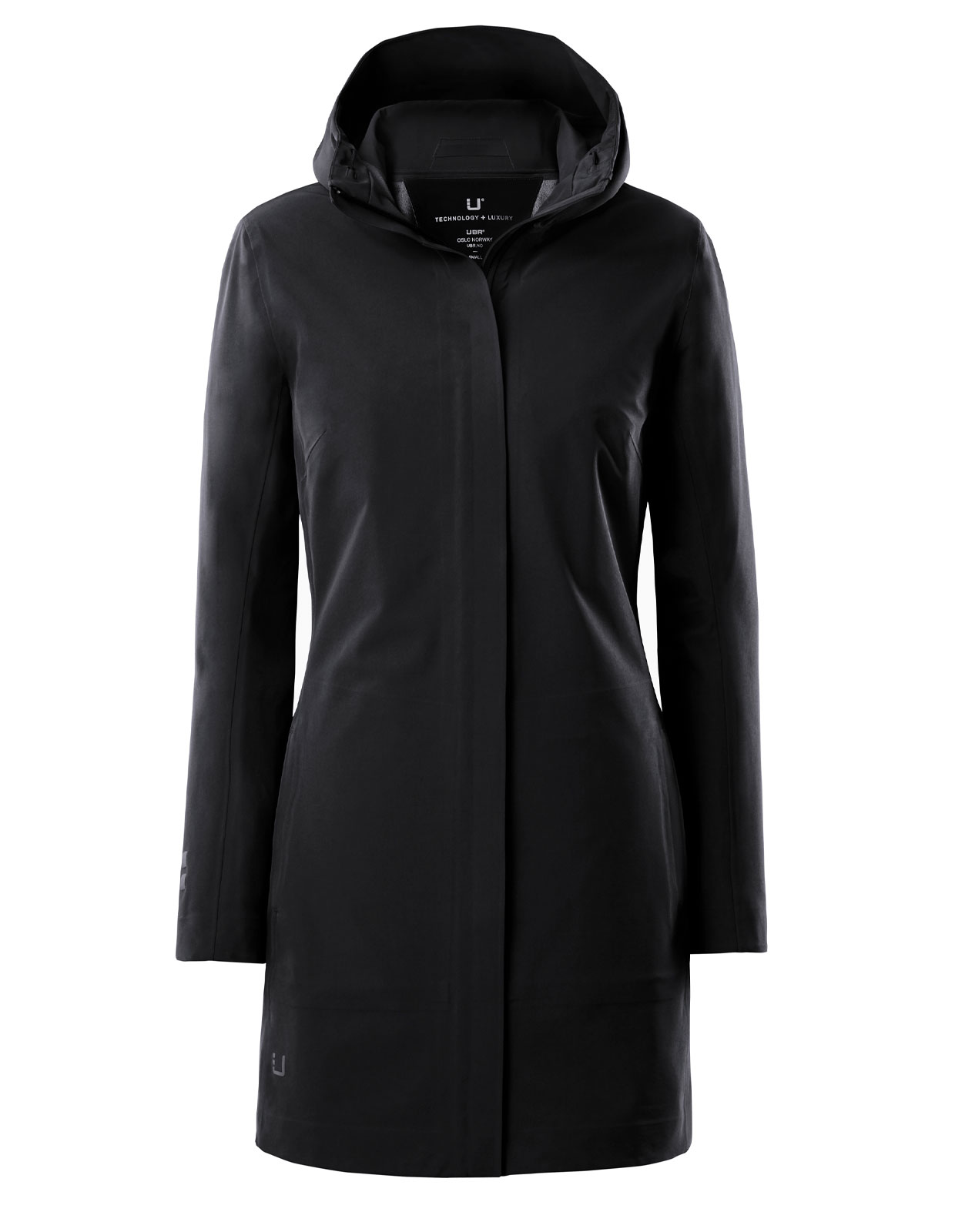 Althena Coat Pure Black Stl XXL