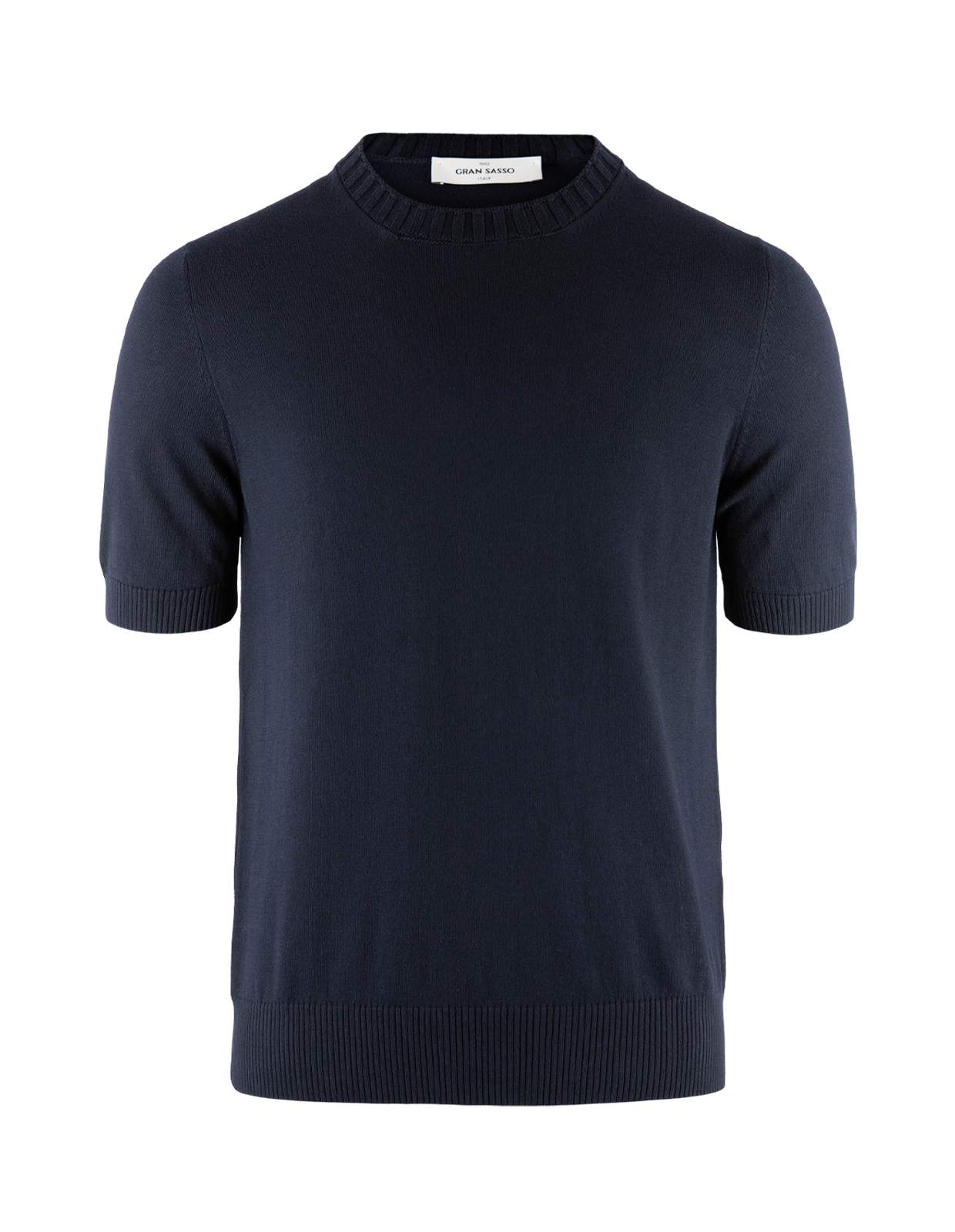 T-Shirt Stickad Navy