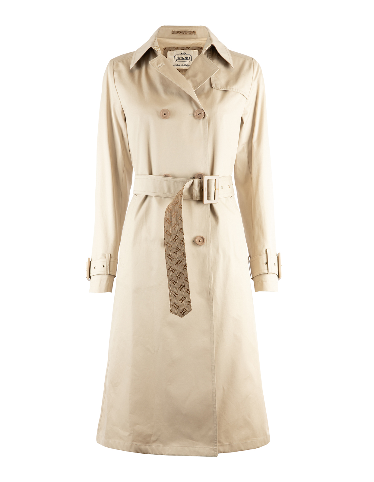 Woven Trenchcoat Ljusbeige