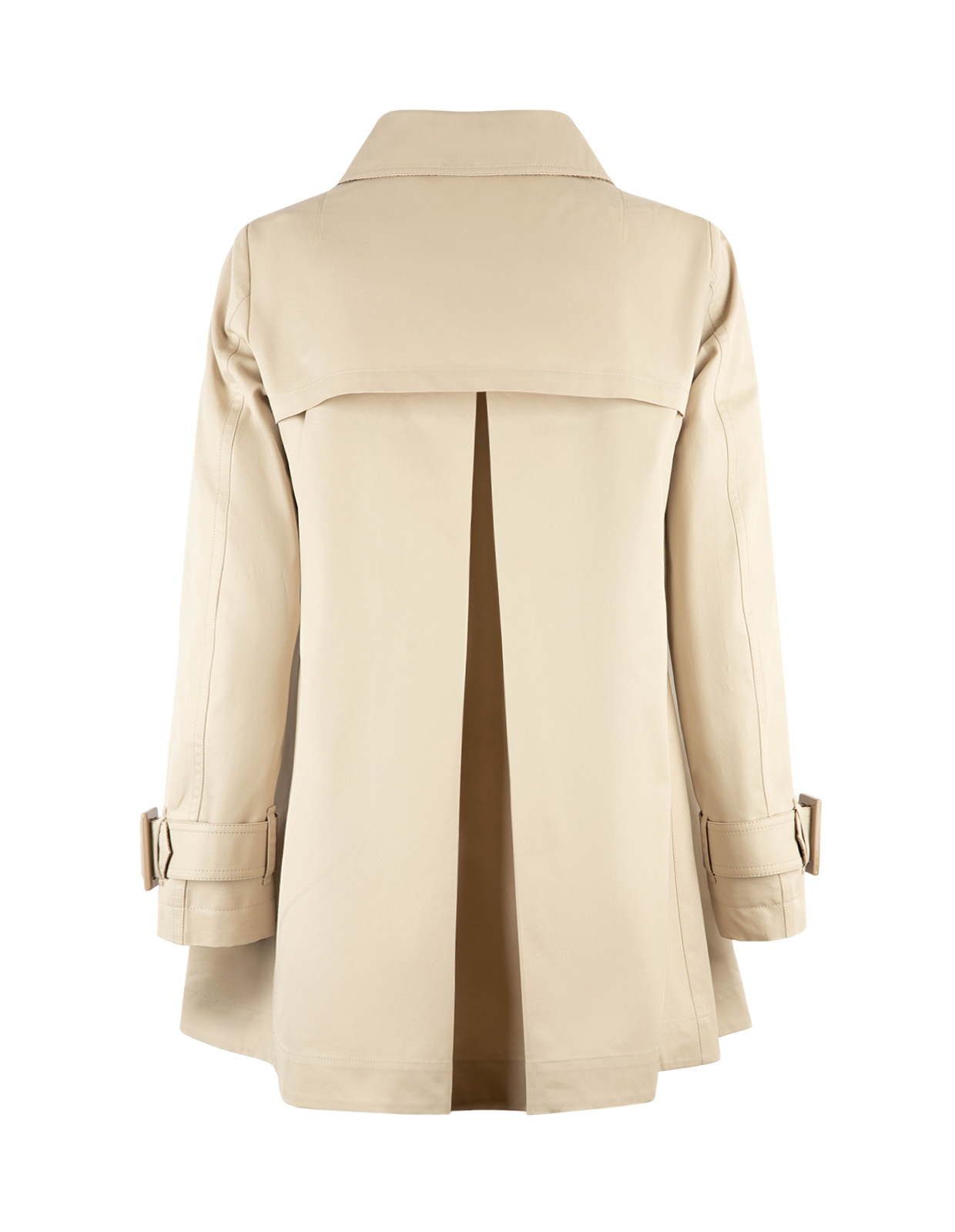 Trenchcoat A-linjeformad Ljusbeige