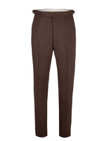 Sartorial Trouser Linne Brun Stl 54