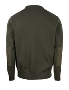 Yachting Wool Crewneck Sweater Olive Stl M