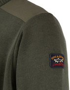 Yachting Wool Crewneck Sweater Olive Stl M