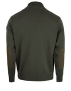 Yachting Wool Turtleneck Sweater Olive Stl M